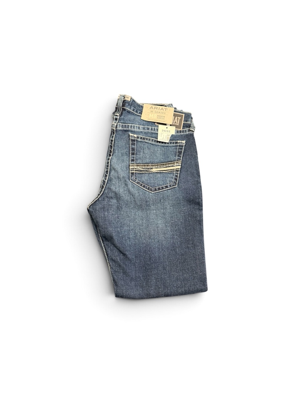 Ariat Men's Relaxed Fit Midwash Denim Jeans